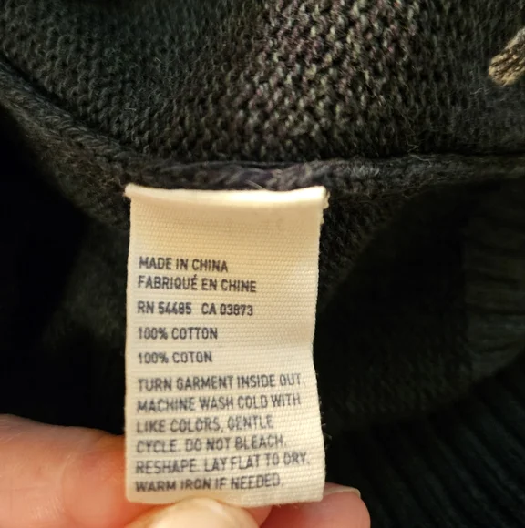 American Eagle Outfitters Forest Green 1/4 Zip Sweater - Picture 4 of 4